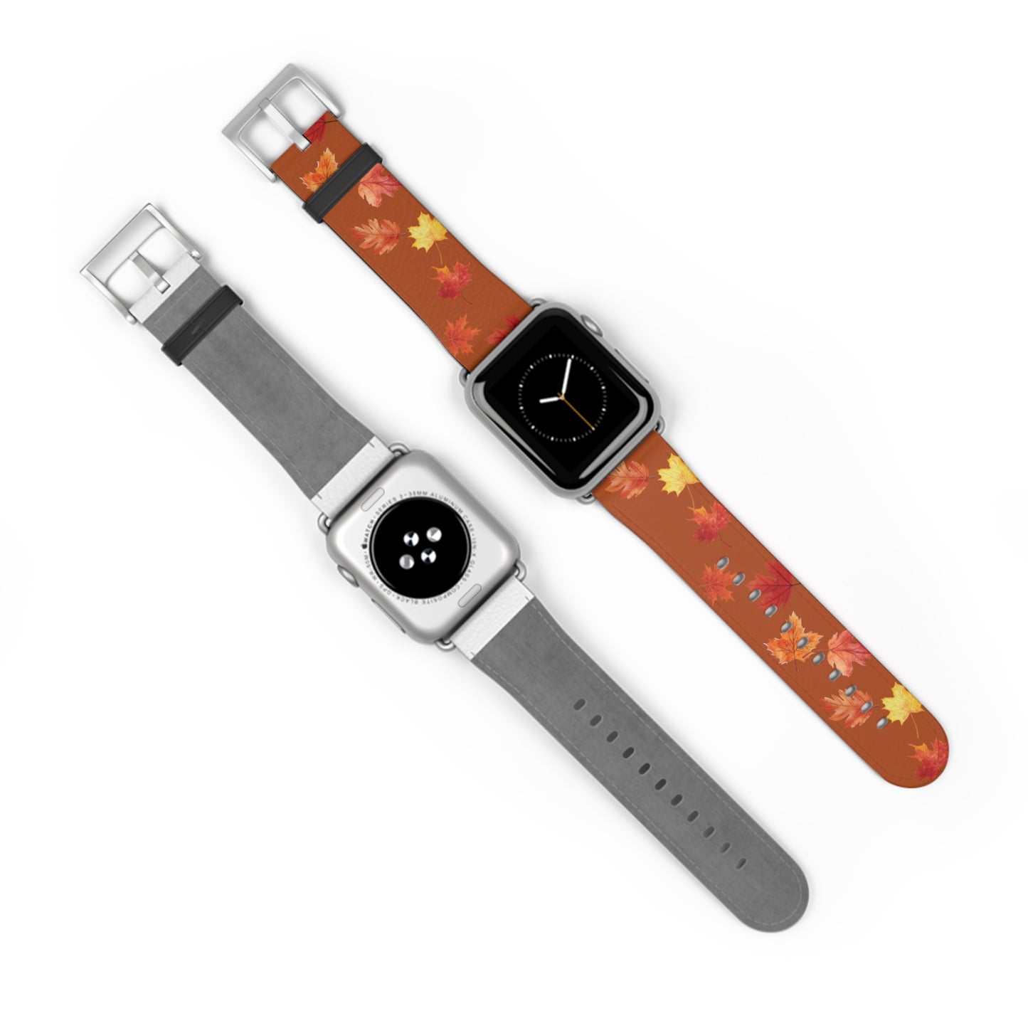 Watch Band Autumn Leaves Orange Fall